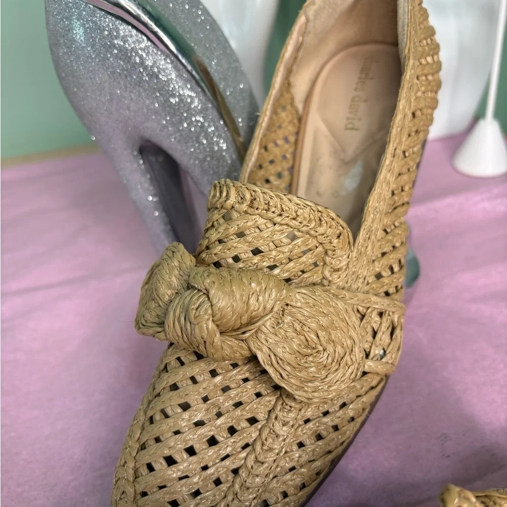 Charles David Women's Woven Espadrilles in Tan - Picture 4 of 8